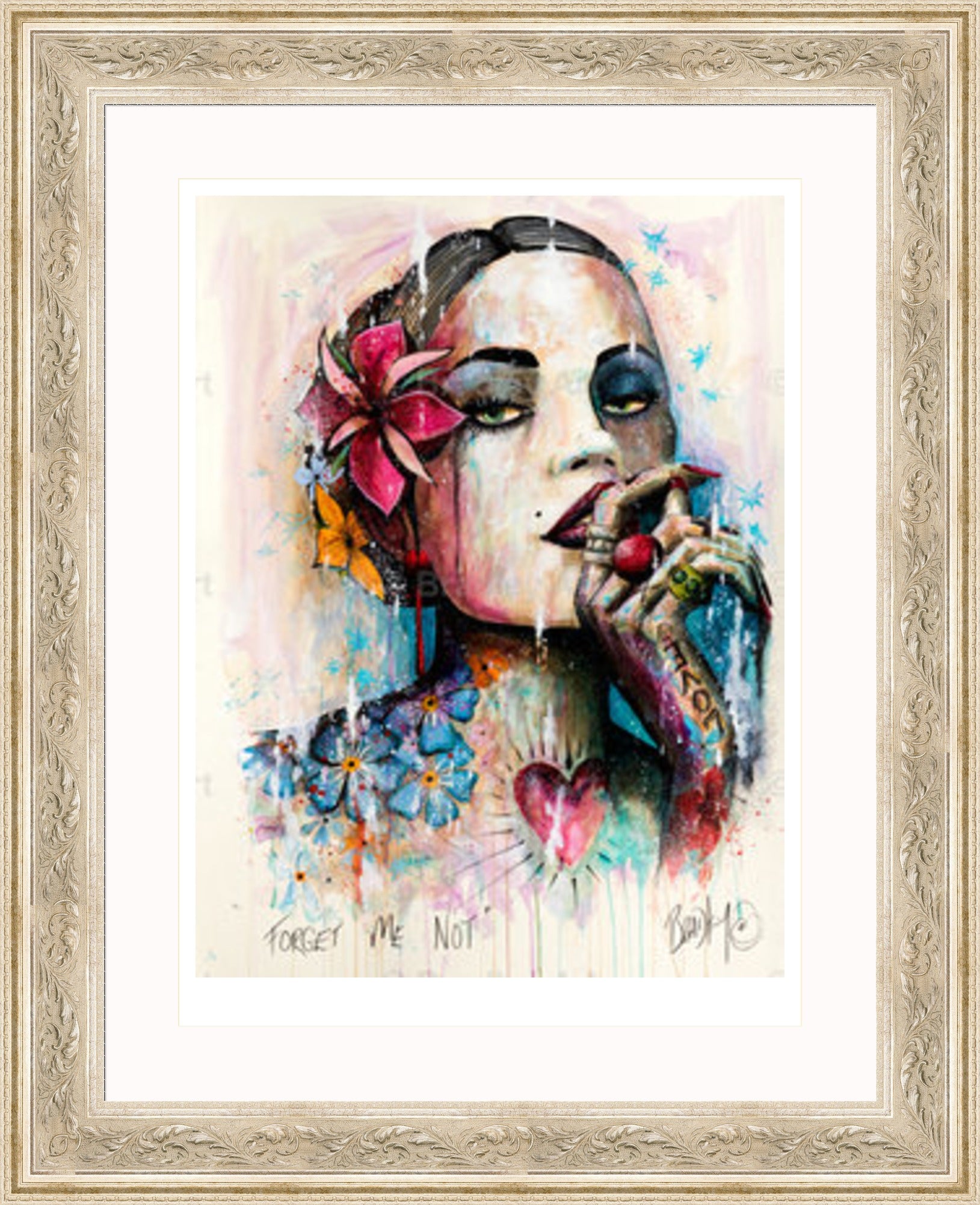 "Forget Me Not" Print