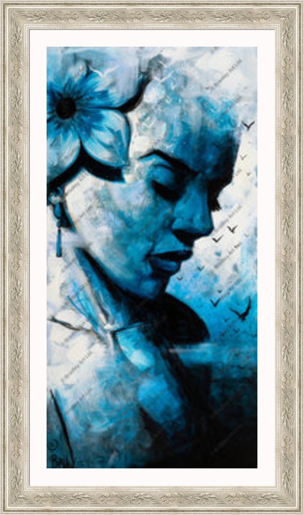 "Live Life" (Blue) HE Canvas