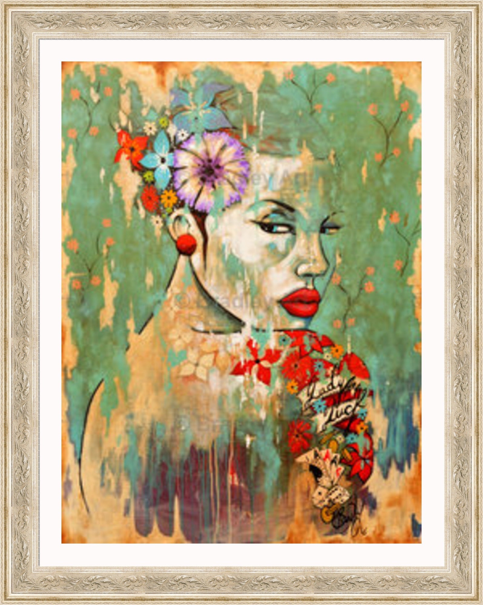 "Lady Luck" HE Canvas