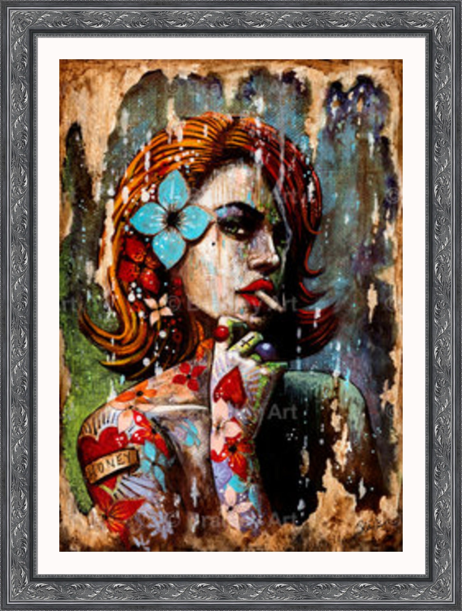 "Honey" Canvas
