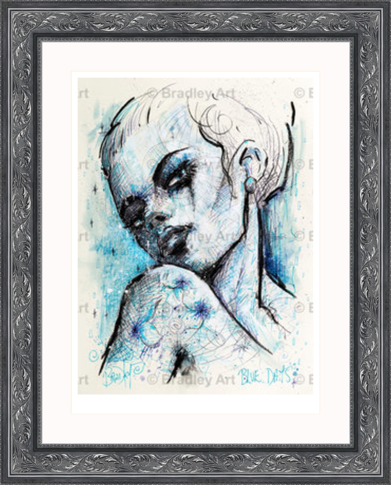 "Blue Days" Print