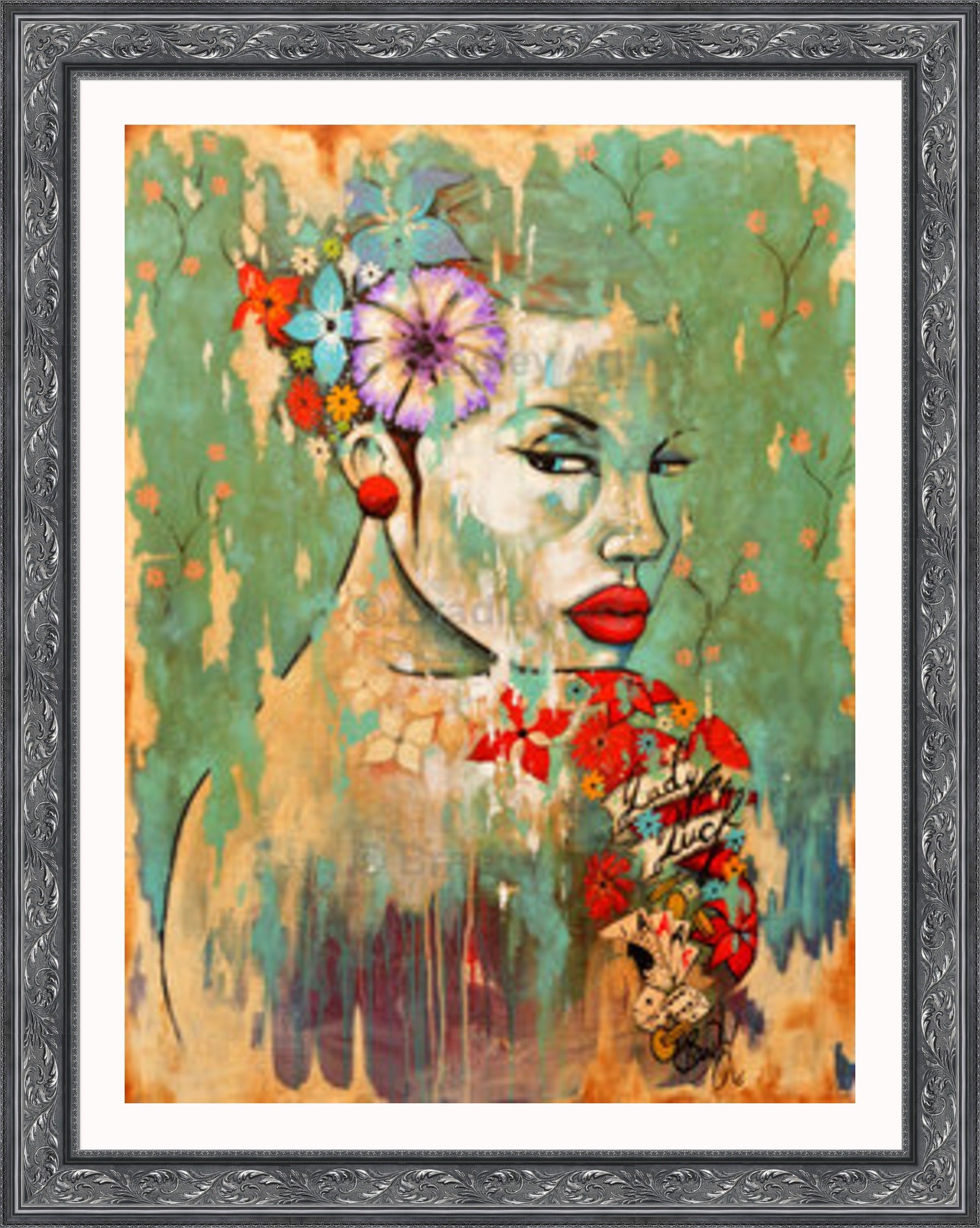 "Lady Luck" HE Canvas