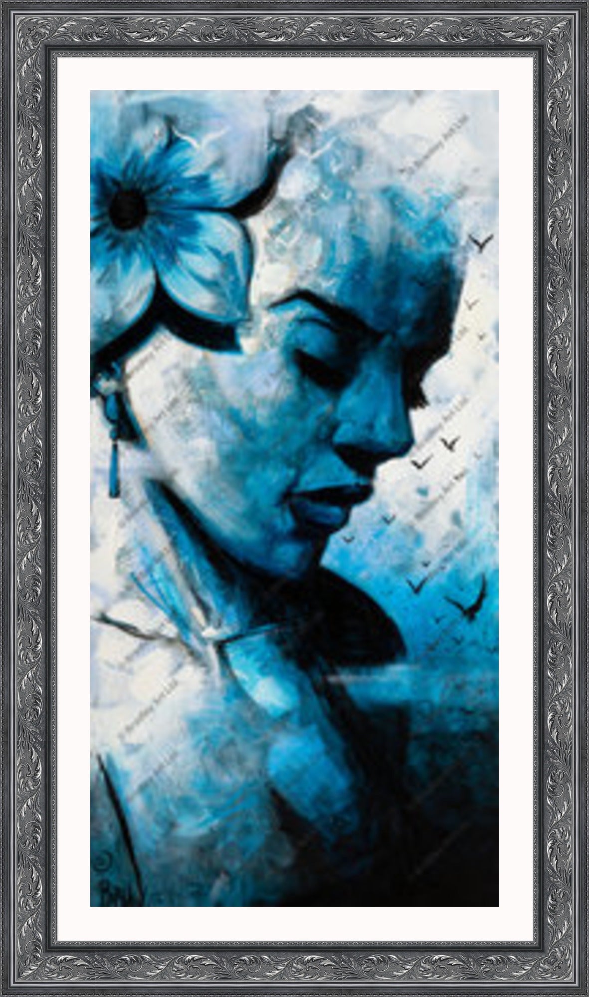 "Live Life" (Blue) HE Canvas